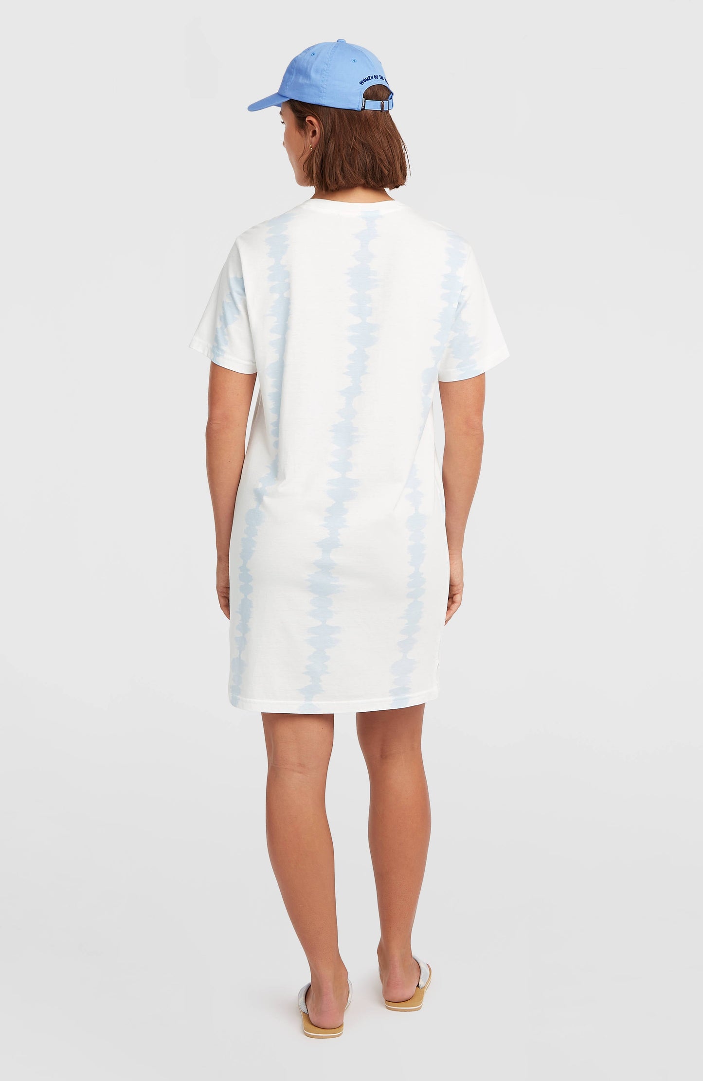Women of the Wave T-Shirt Dress Women White TDTee