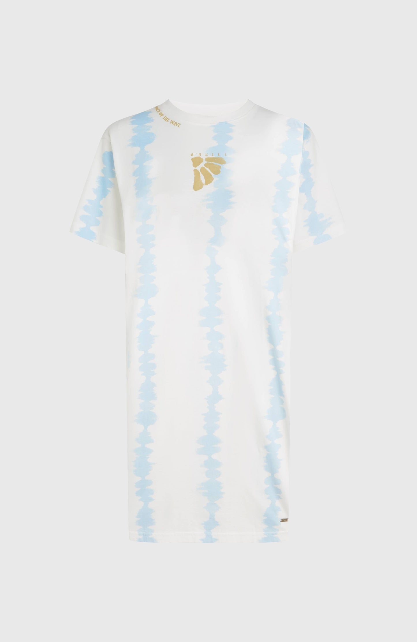 Women of the Wave T-Shirt Dress Women White TDTee