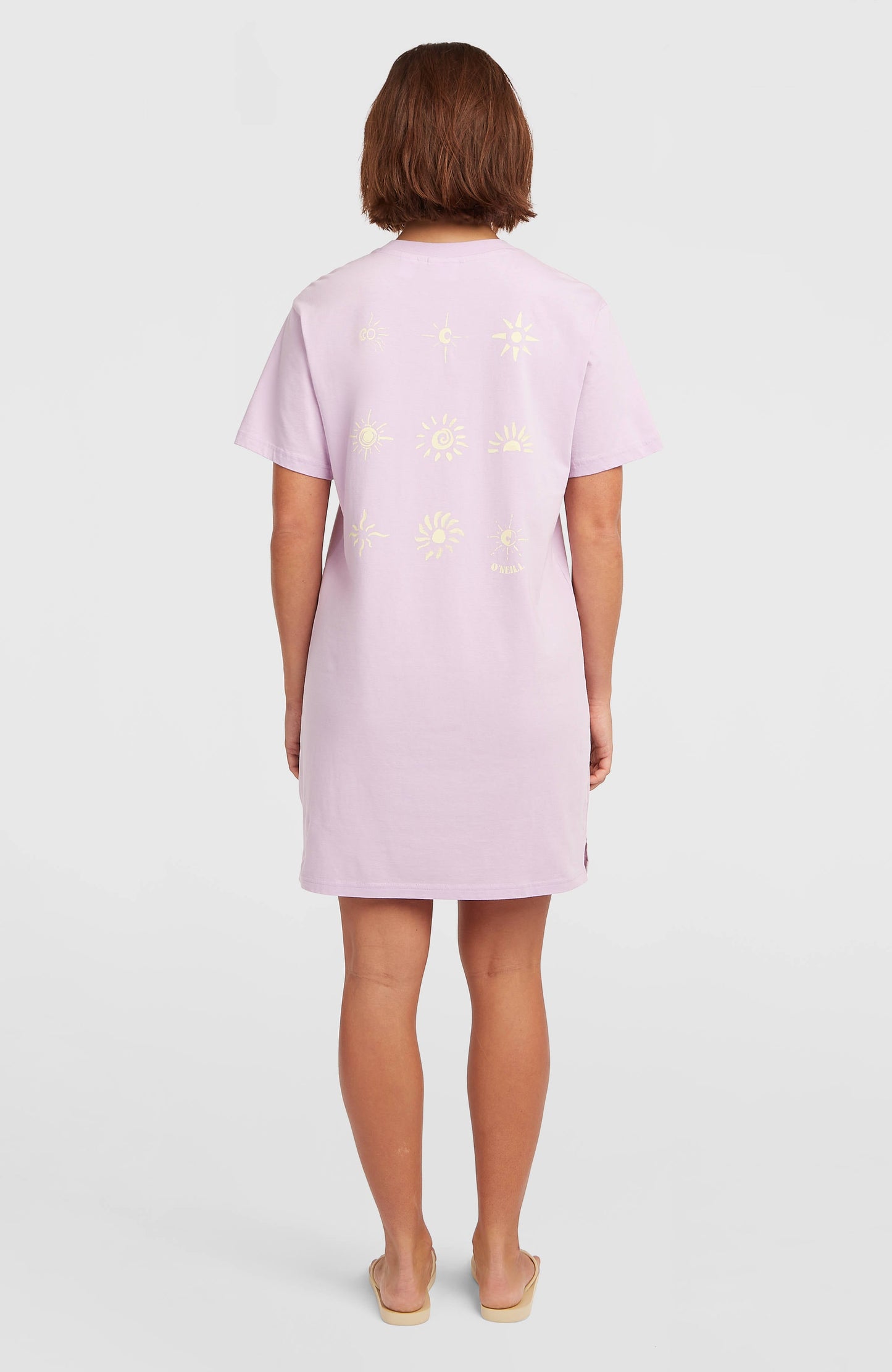 Women of the Wave T-Shirt Dress Women Pale Lavender