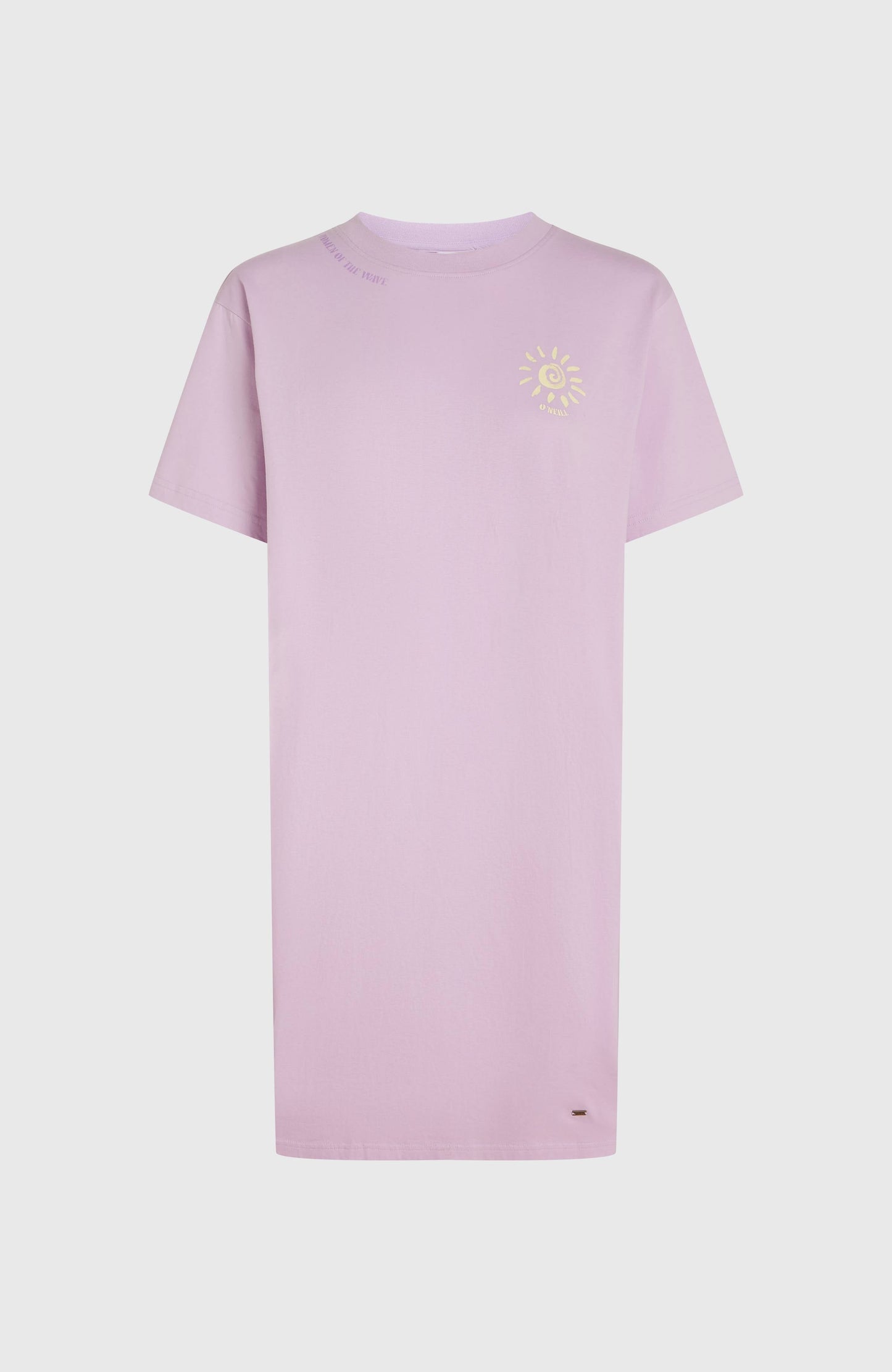 Women of the Wave T-Shirt Dress Women Pale Lavender