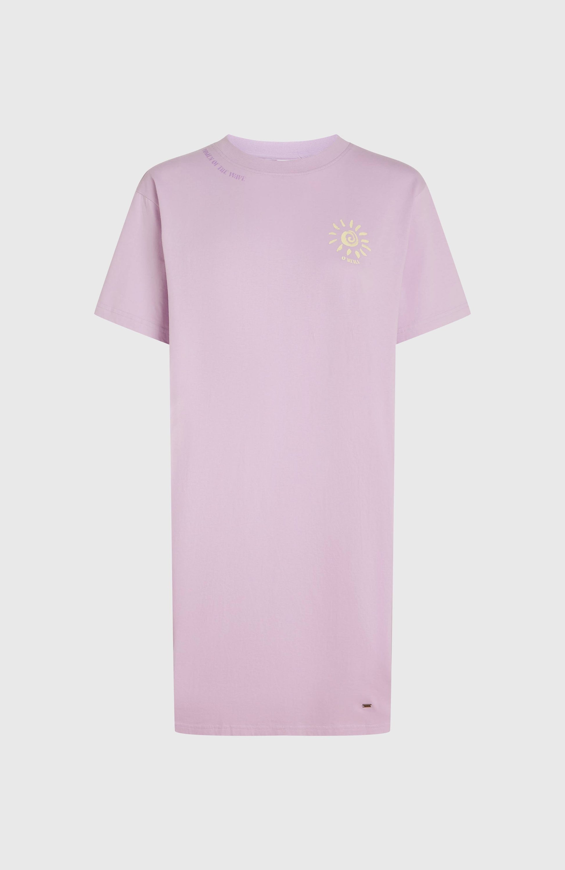 Women of the Wave T-Shirt Dress Women Pale Lavender