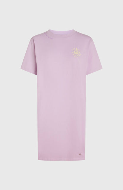 Women of the Wave T-Shirt Dress Women Pale Lavender