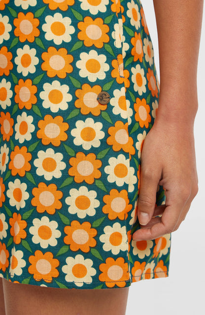 O'Riginals Playsuit Women Green Retro Flower