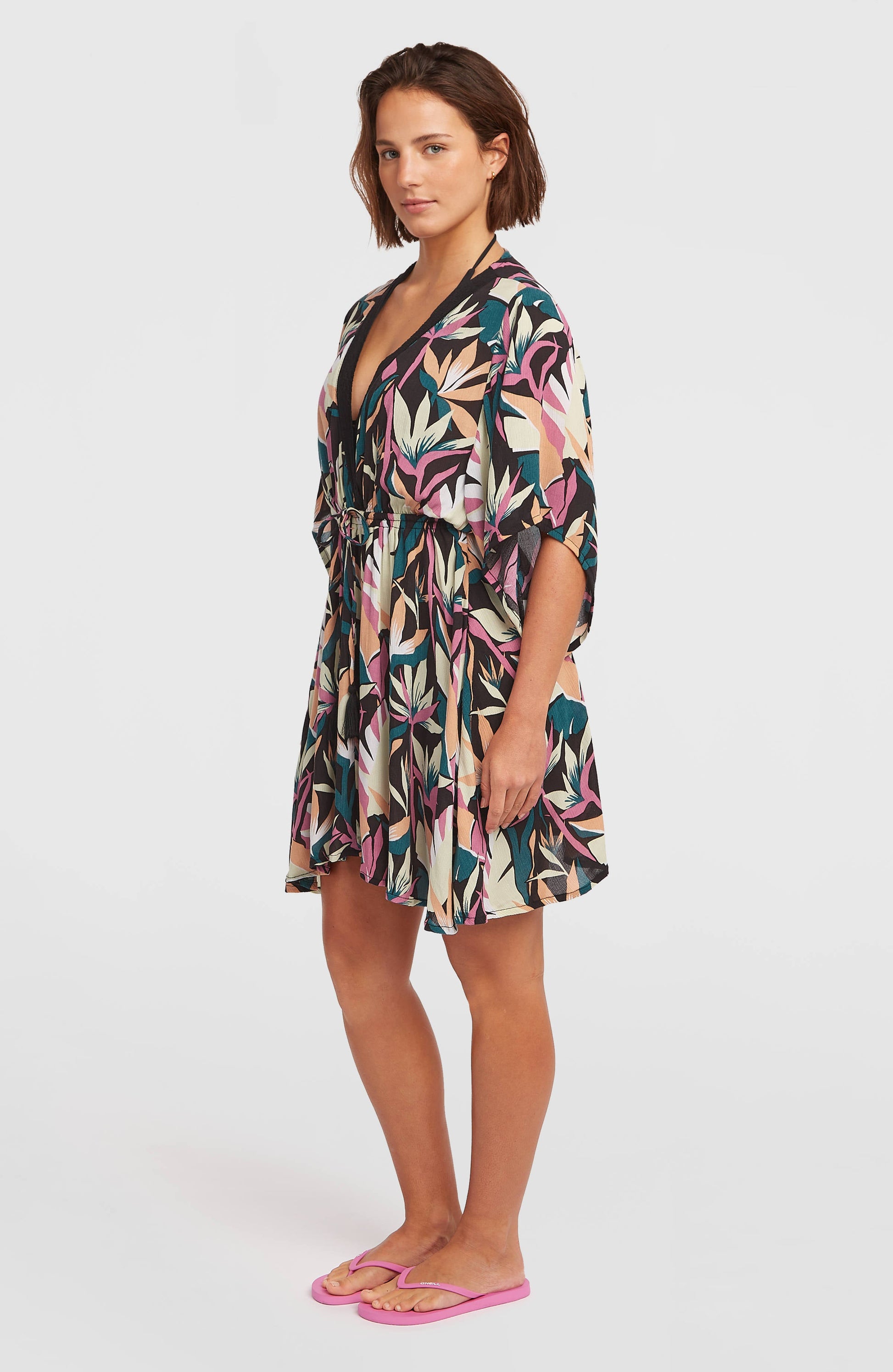 Essentials Tokeena Cover Up Dress Women Black Wmns Tropicana