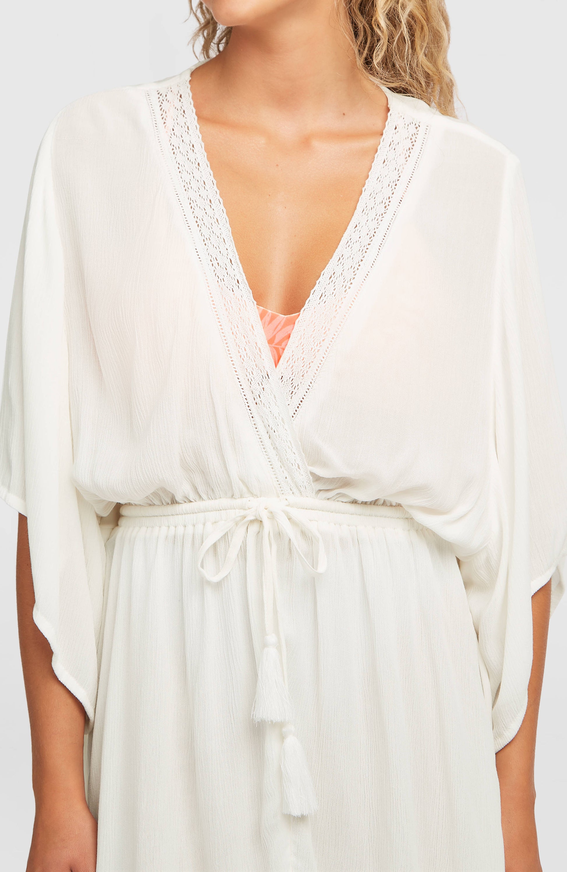 Essentials Tokeena Cover Up Dress Women Snow White
