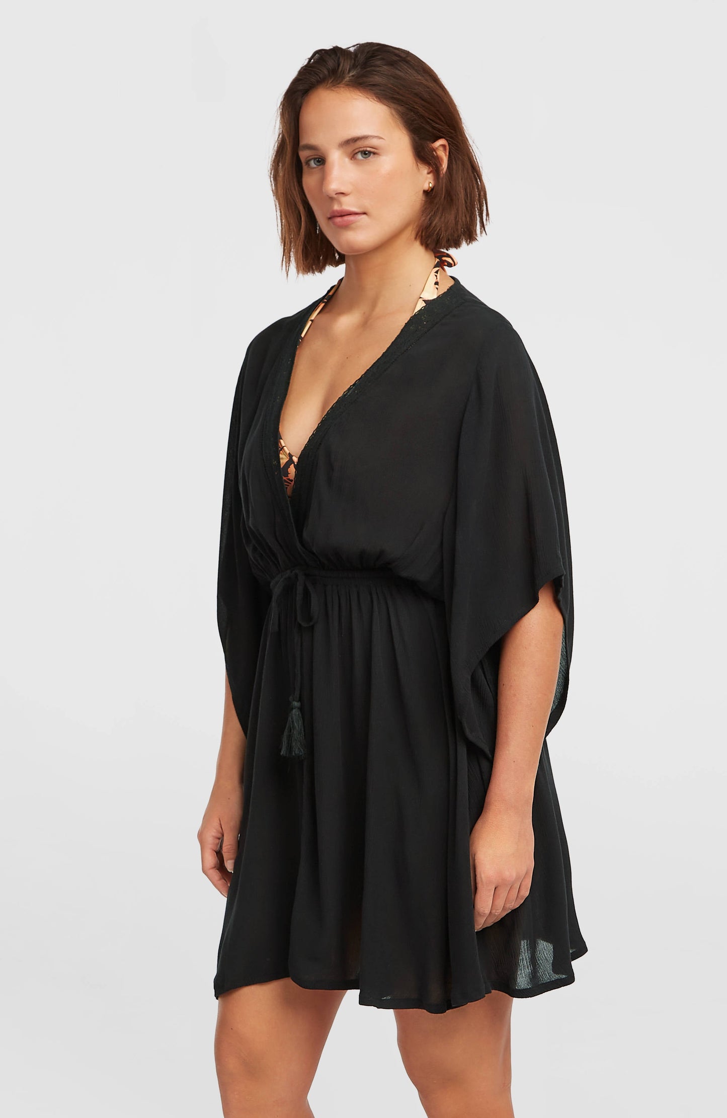 Essentials Tokeena Cover Up Dress Women Black Out