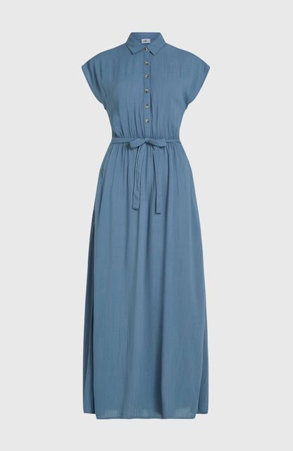 Lori Maxi Shirt Dress Women Copen Blue