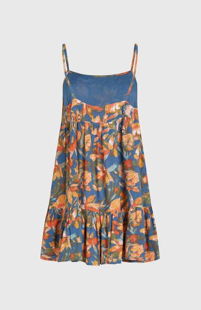 Rilee Short Dress Women Blue Painted Tropics