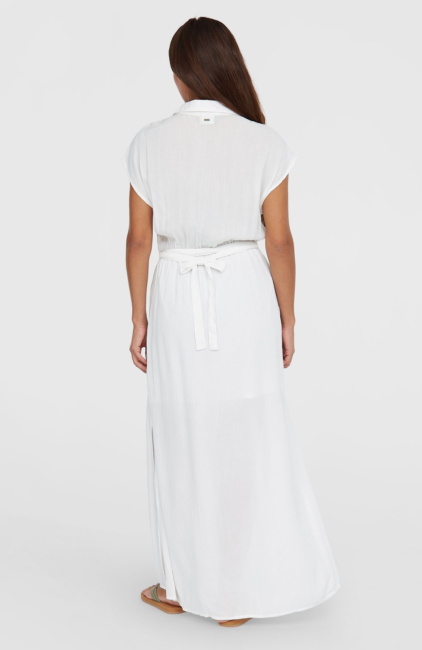 Lori Maxi Shirt Dress Women Snow White