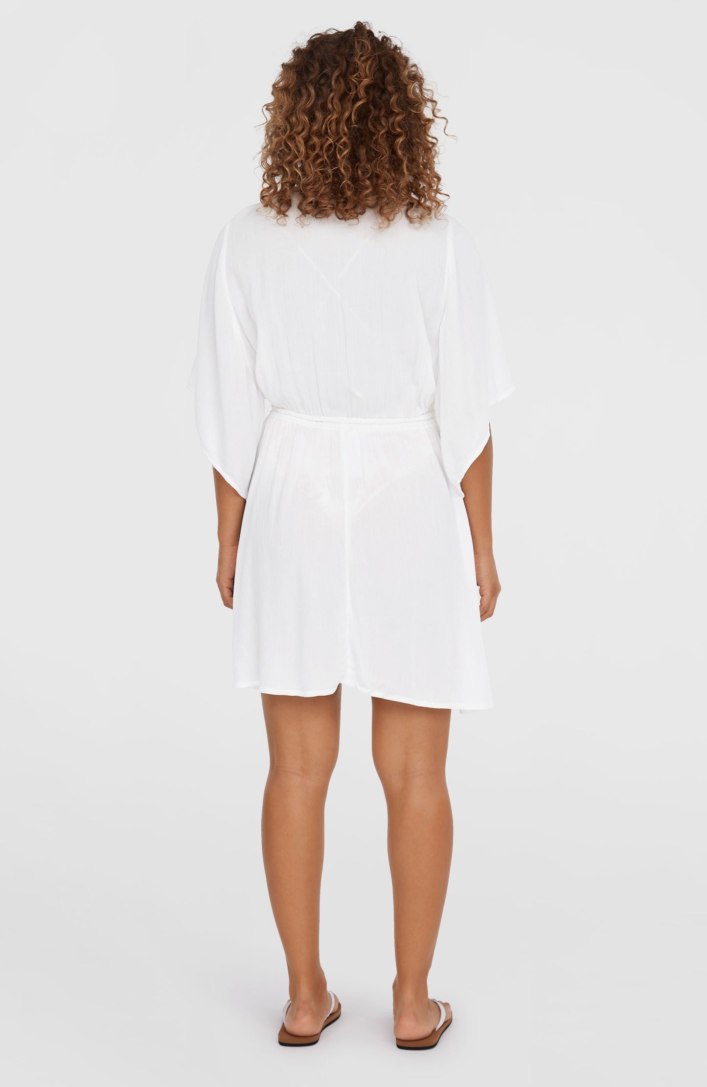 Essentials Cover Up Dress Women Snow White