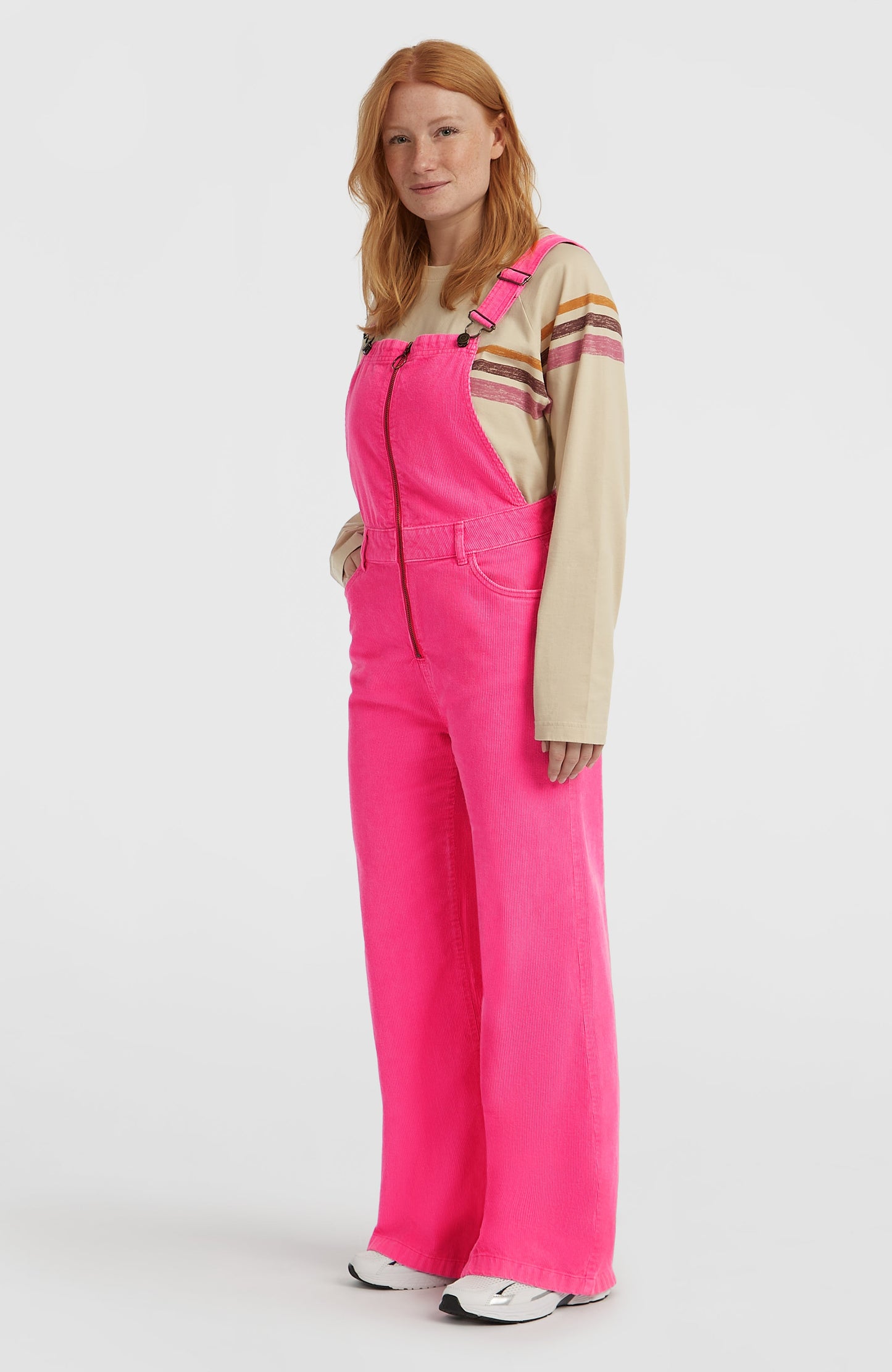 O'Riginals Cord Dungarees Women Carmine Rose