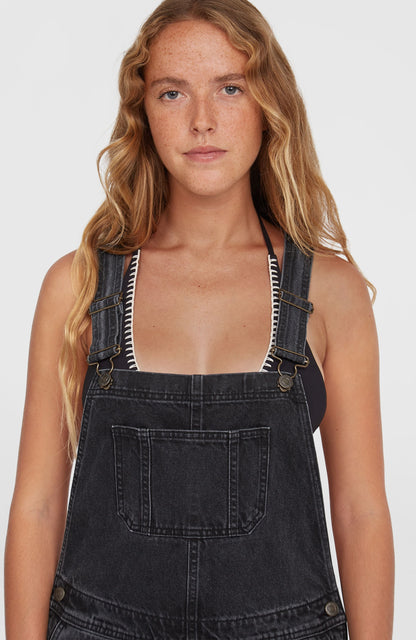 Essentials Twill Dungaree Women Black Out
