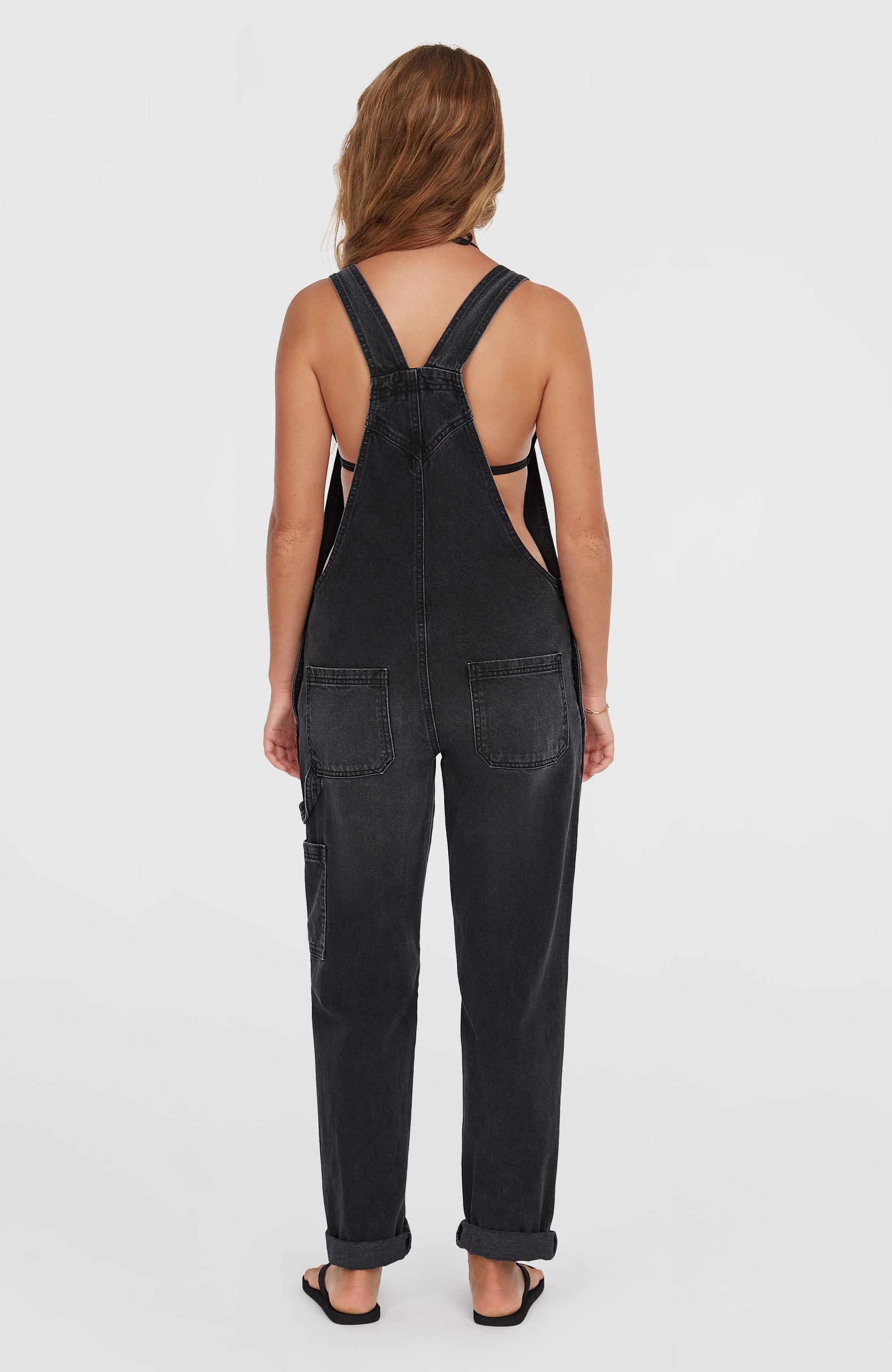 Essentials Twill Dungaree Women Black Out