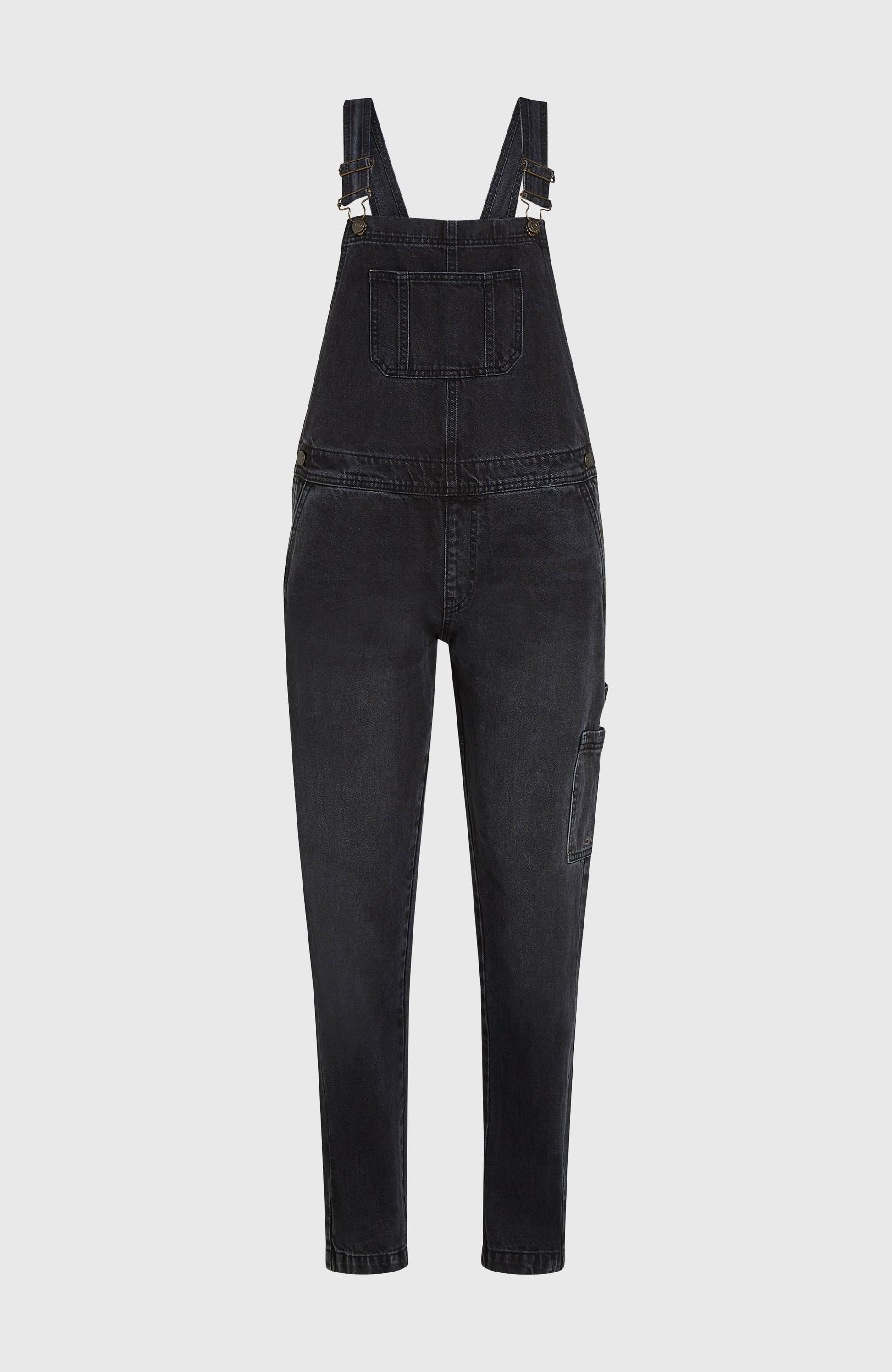 Essentials Twill Dungaree Women Black Out