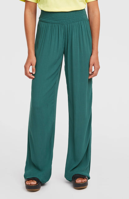 Johnny Smocked Waist Pants Women Botanical Heat