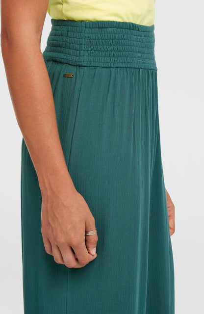 Johnny Smocked Waist Pants Women Botanical Heat