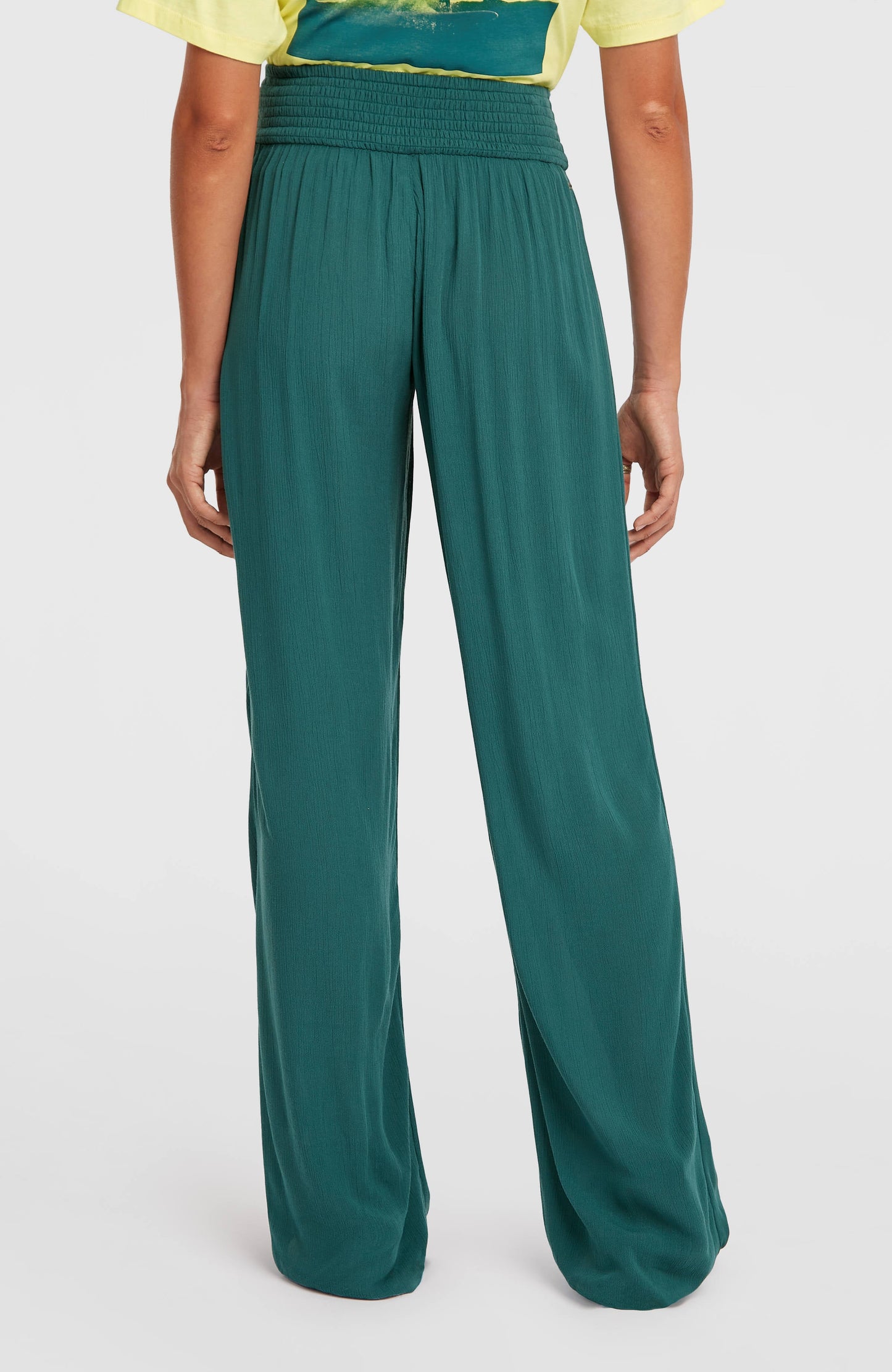 Johnny Smocked Waist Pants Women Botanical Heat