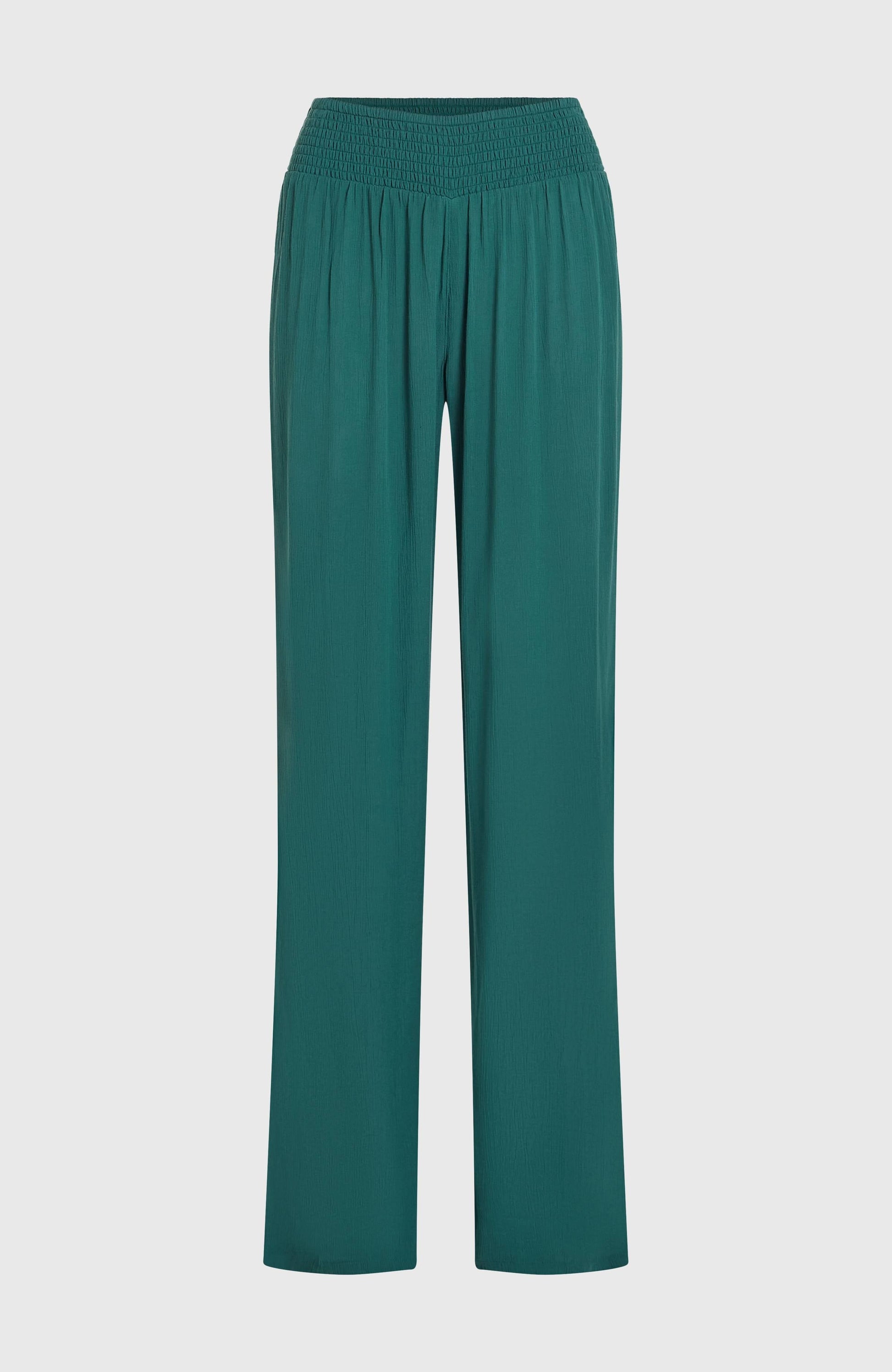 Johnny Smocked Waist Pants Women Botanical Heat