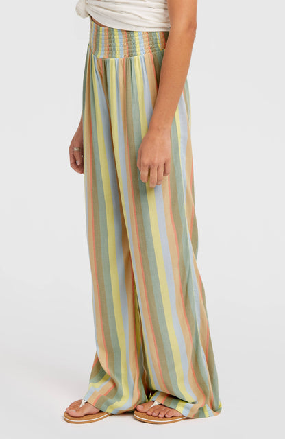 Johnny Smocked Waist Pants Women Multi Must Haves Stripe