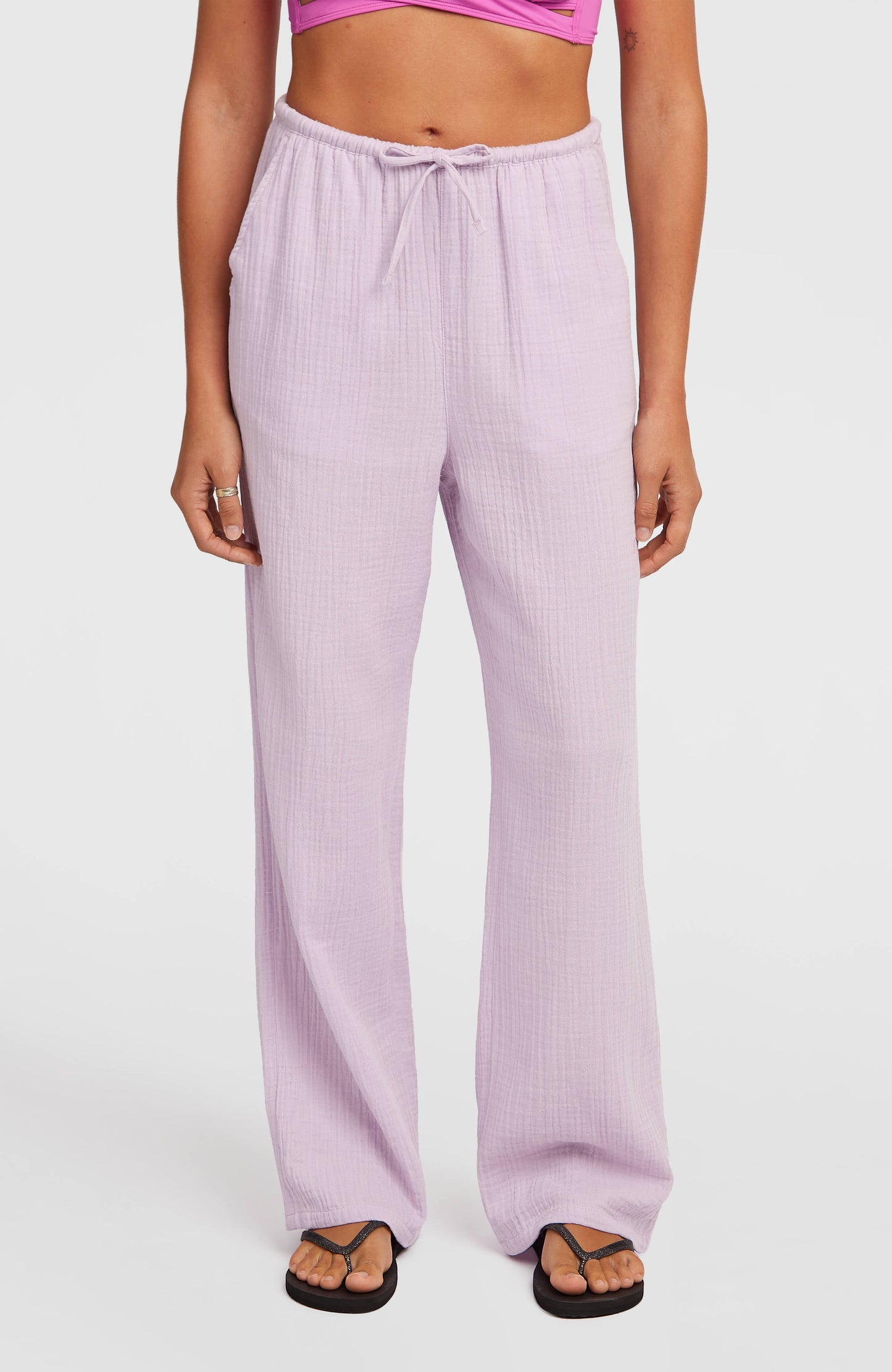 Brenda Structured Pants Women Pale Lavender