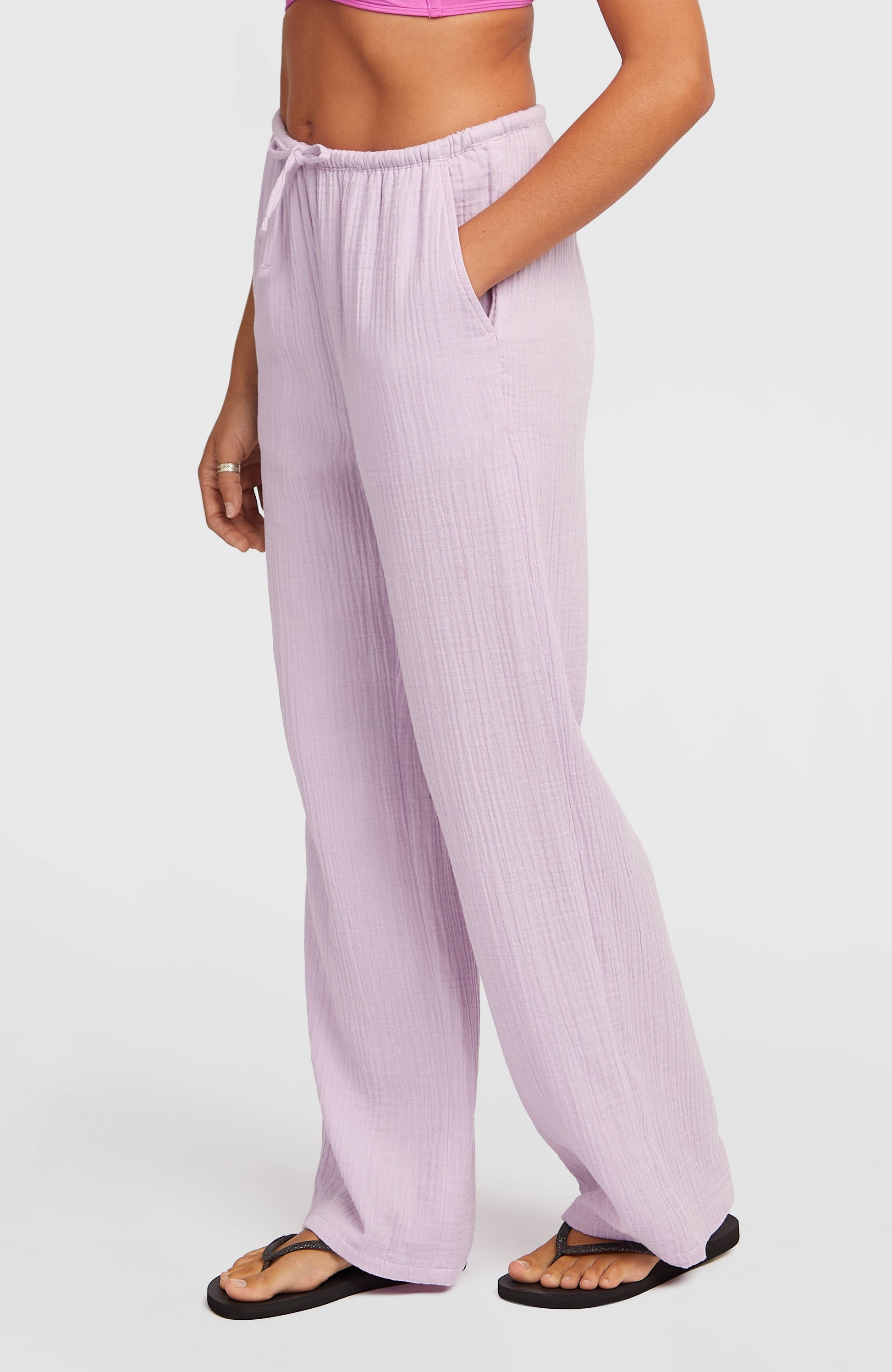 Brenda Structured Pants Women Pale Lavender