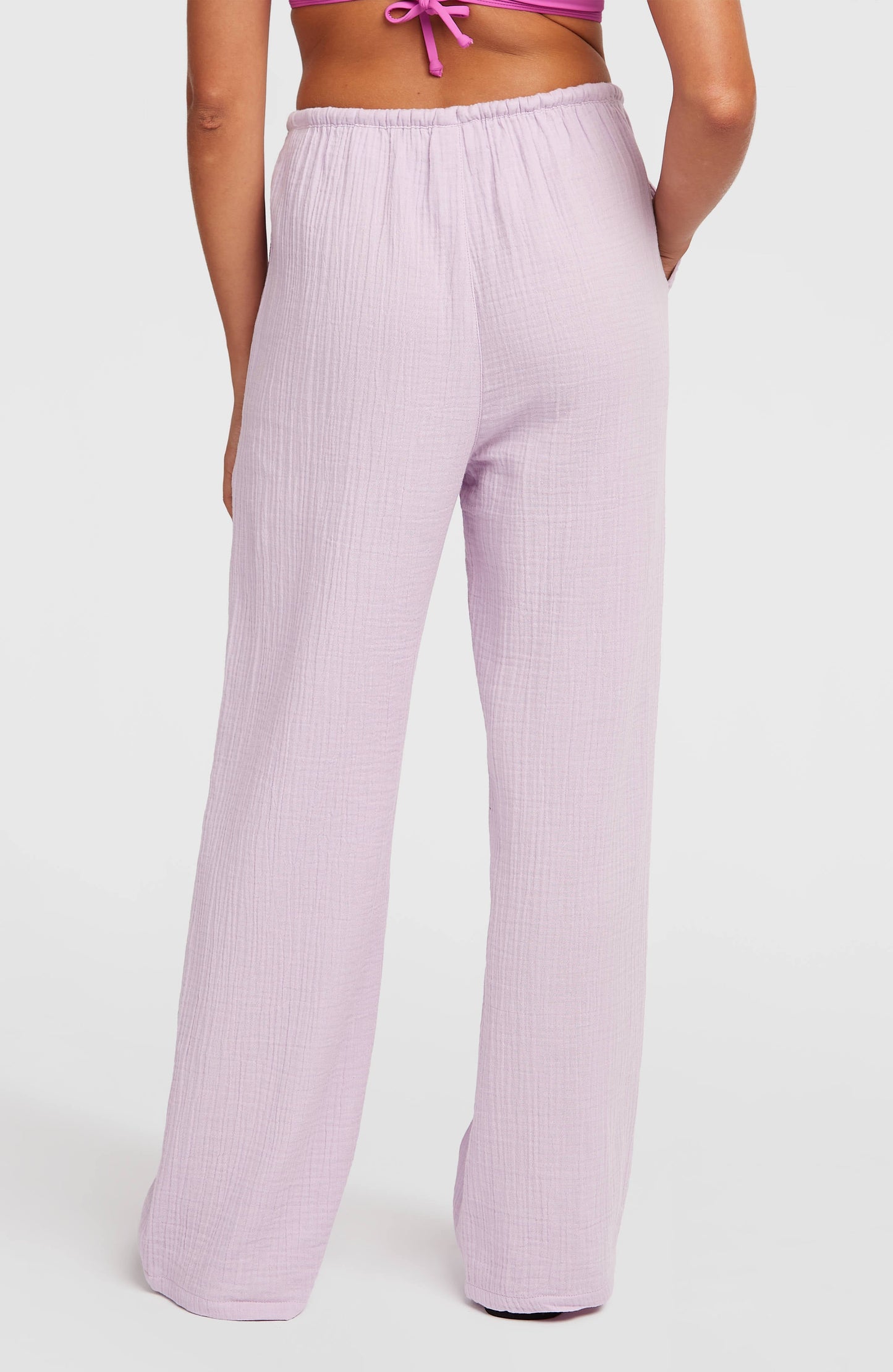 Brenda Structured Pants Women Pale Lavender