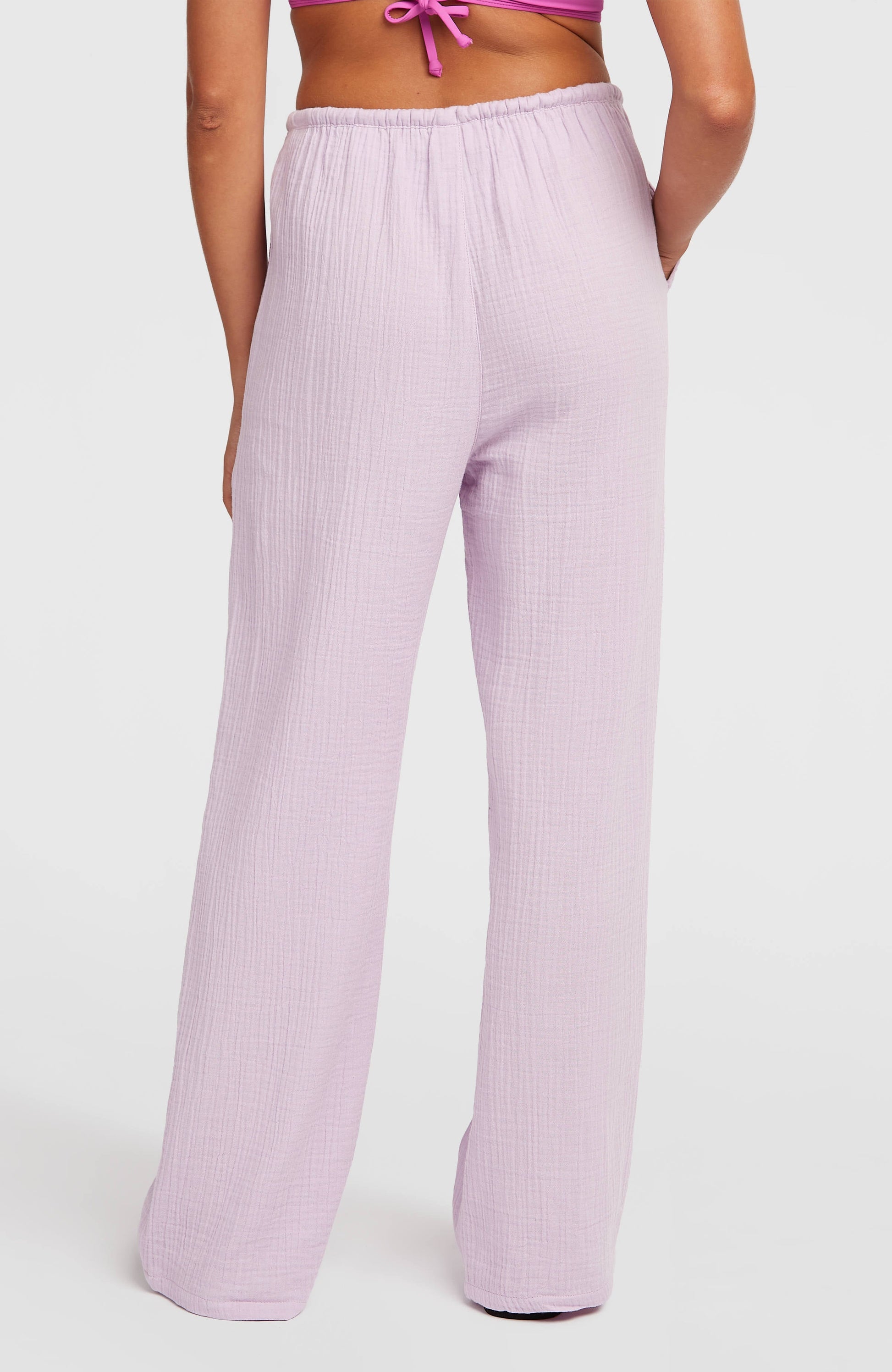 Brenda Structured Pants Women Pale Lavender