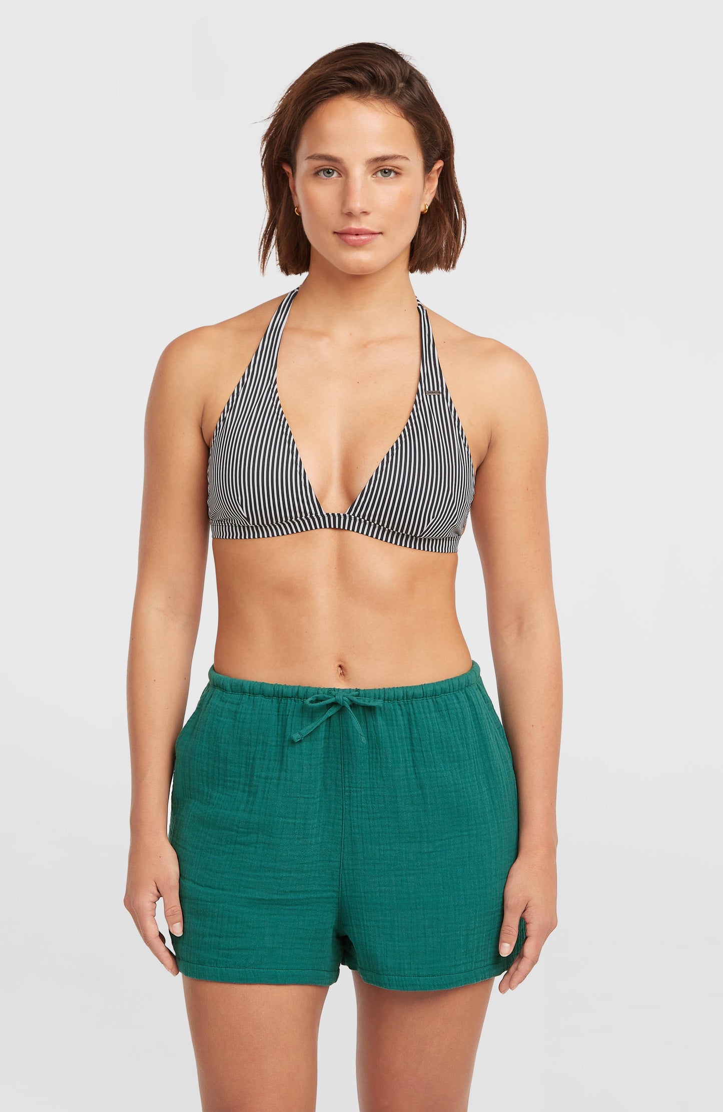 Brenda Structured Shorts Women Botanical Heat