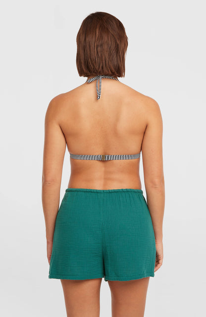 Brenda Structured Shorts Women Botanical Heat