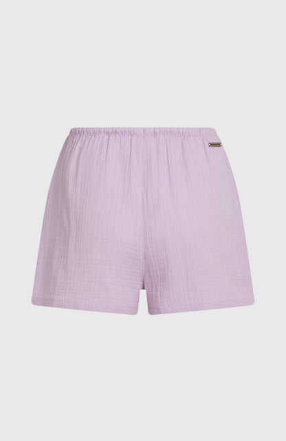 Brenda Structured Shorts Women Pale Lavender