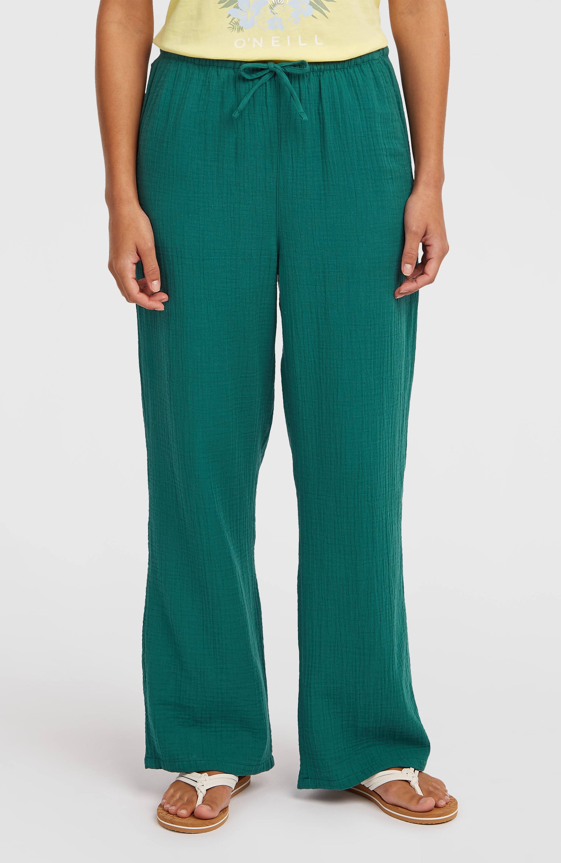 Brenda Structured Pants Women Botanical Heat