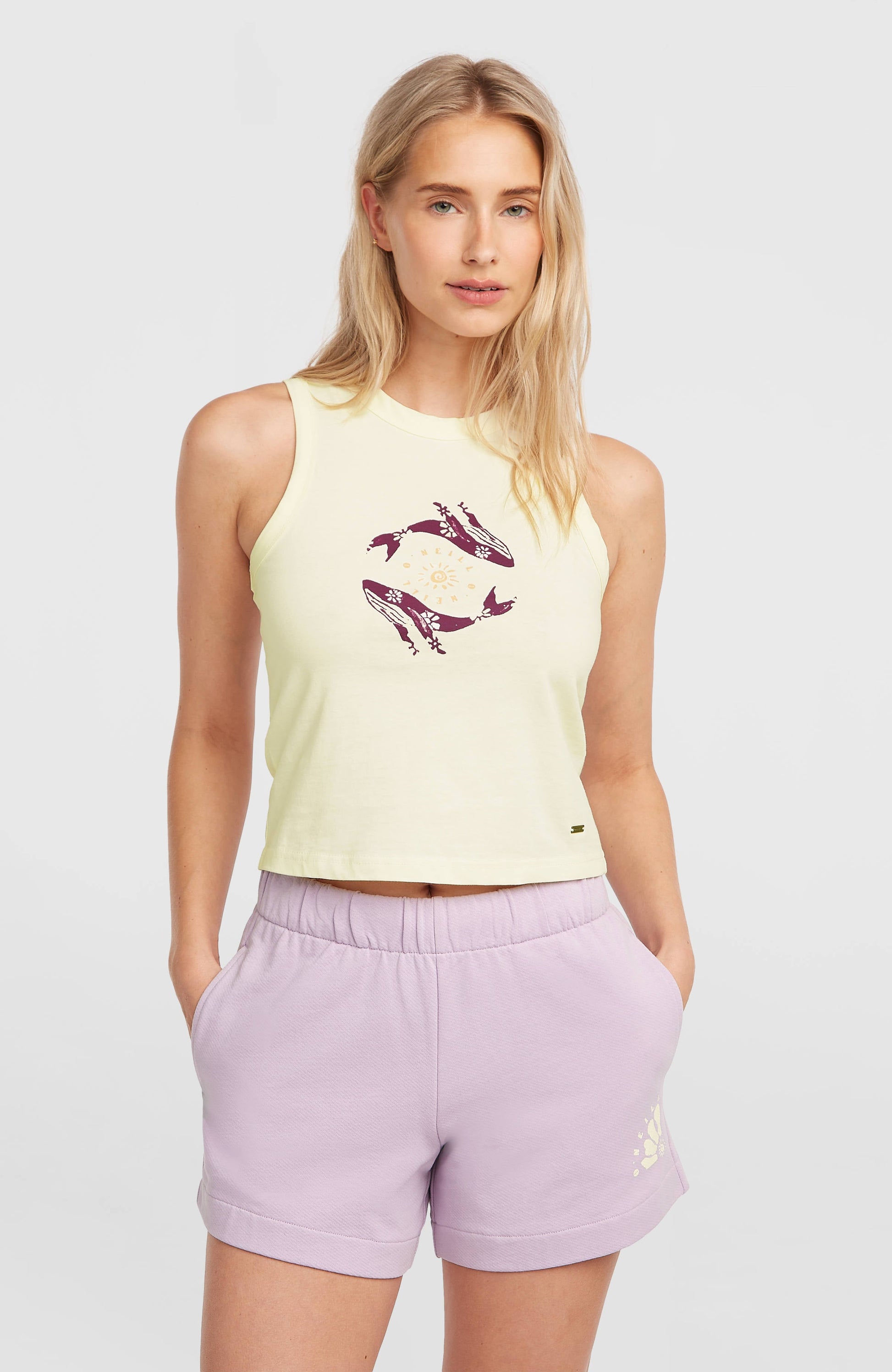 Women Of The Wave Sweatshorts Women Pale Lavender