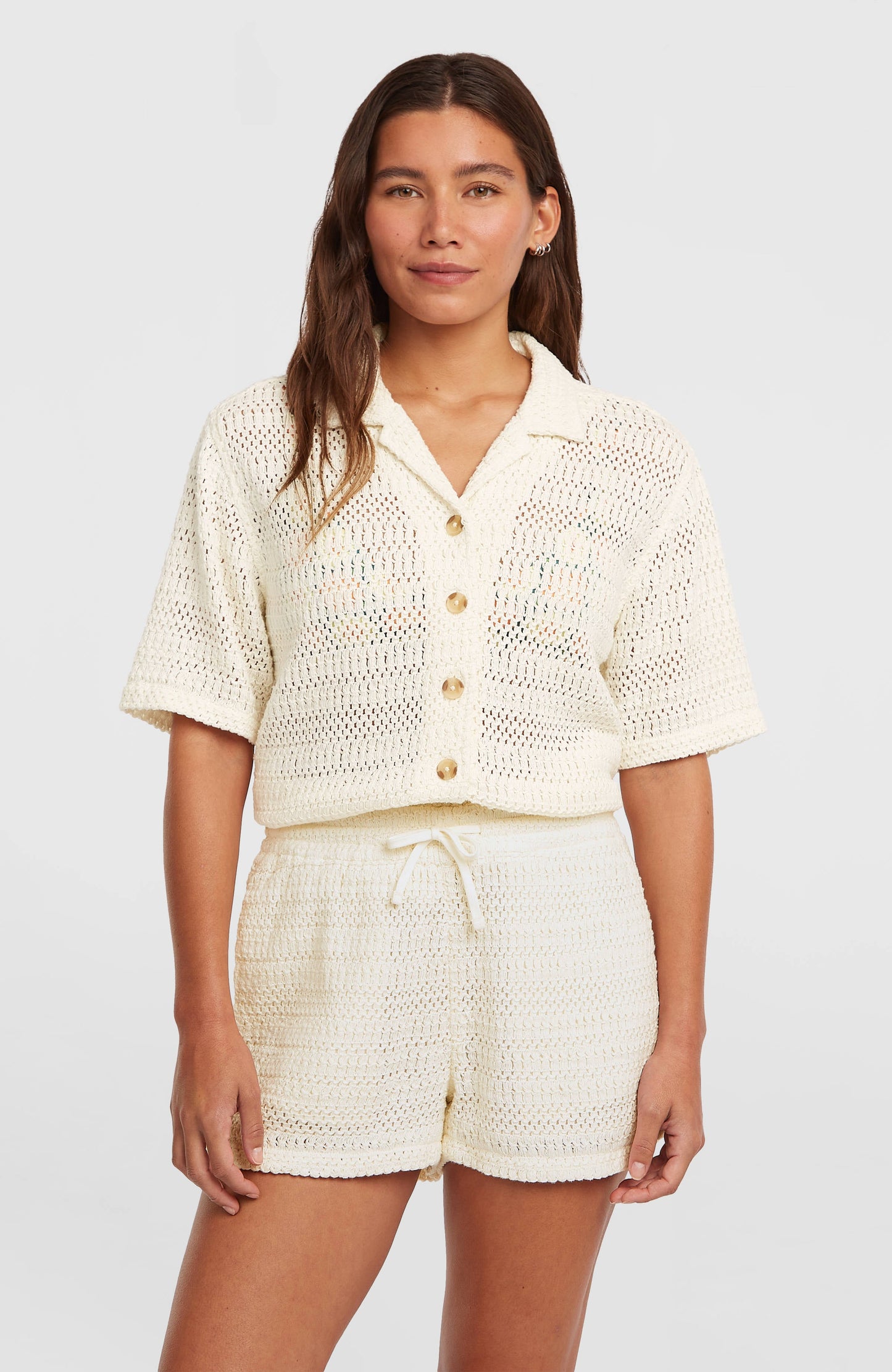 O'Riginals Crochet Shorts Women Snow White