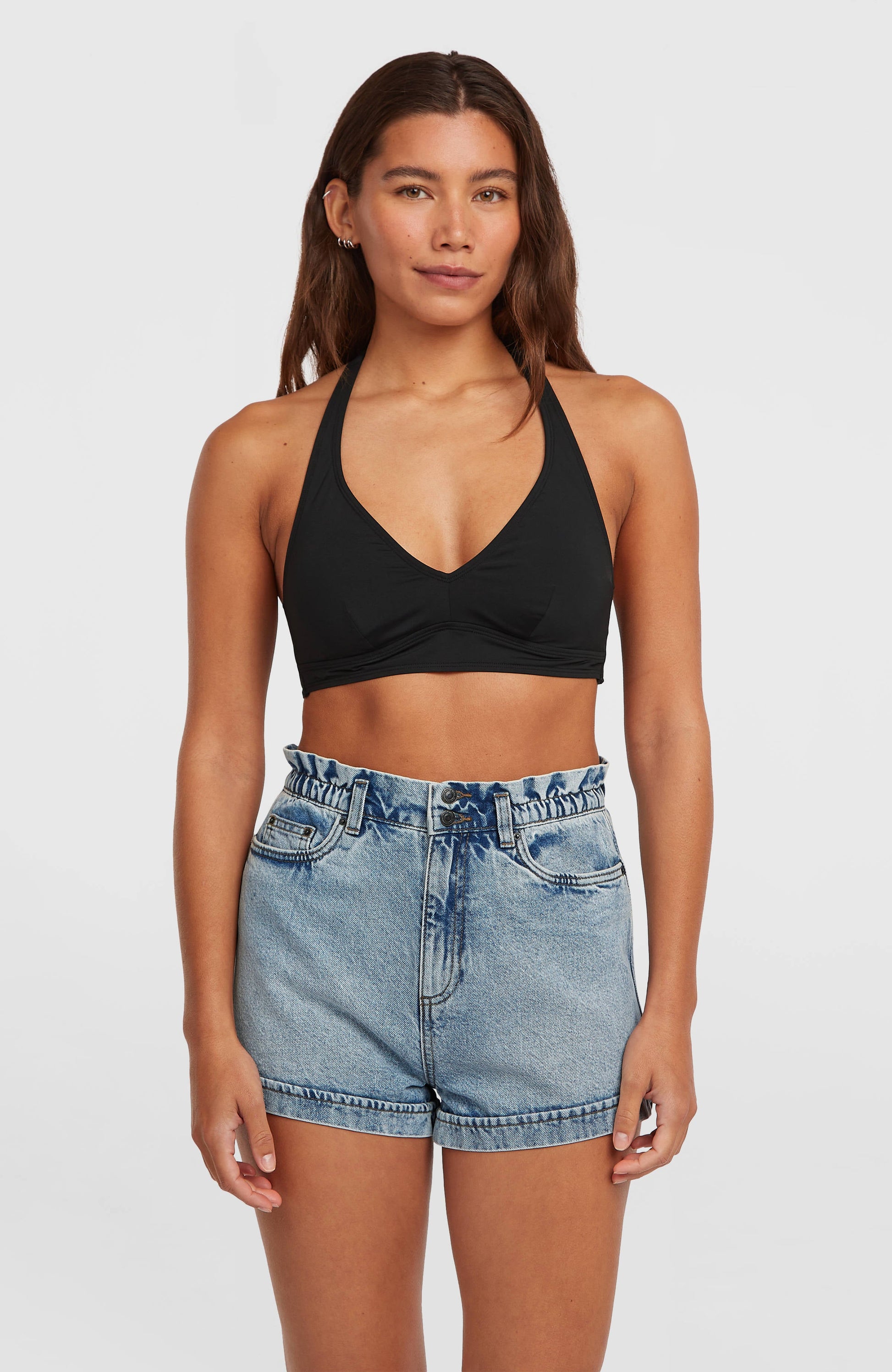 Tasia Denim Shorts Women Denim Blue