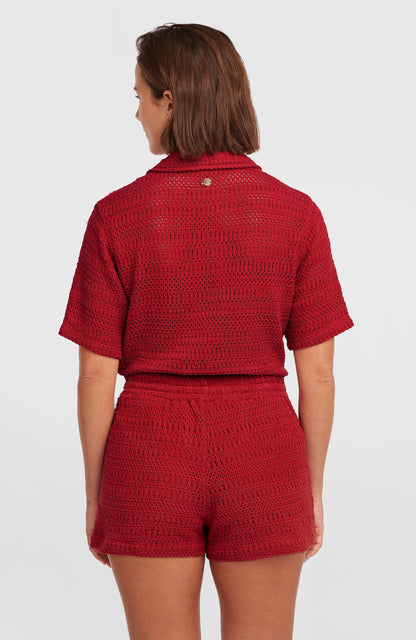 O'Riginals Crochet Shorts Women Midnight Poppy