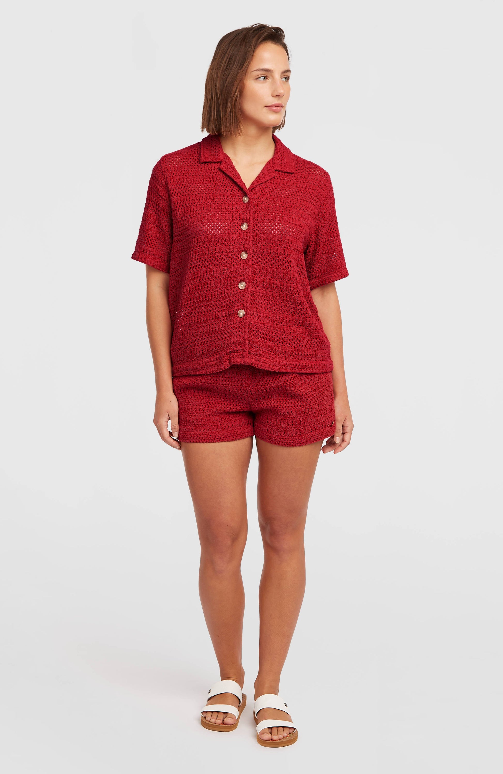 O'Riginals Crochet Shorts Women Midnight Poppy