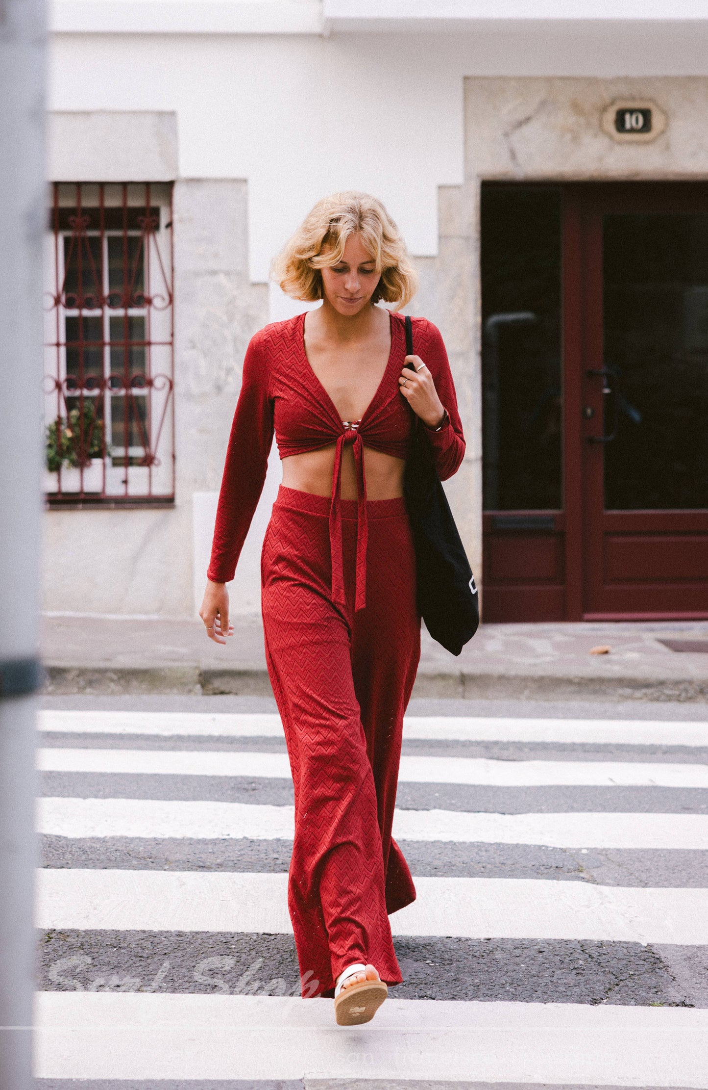 O'Riginals Wide-Leg Pants Women Midnight Poppy