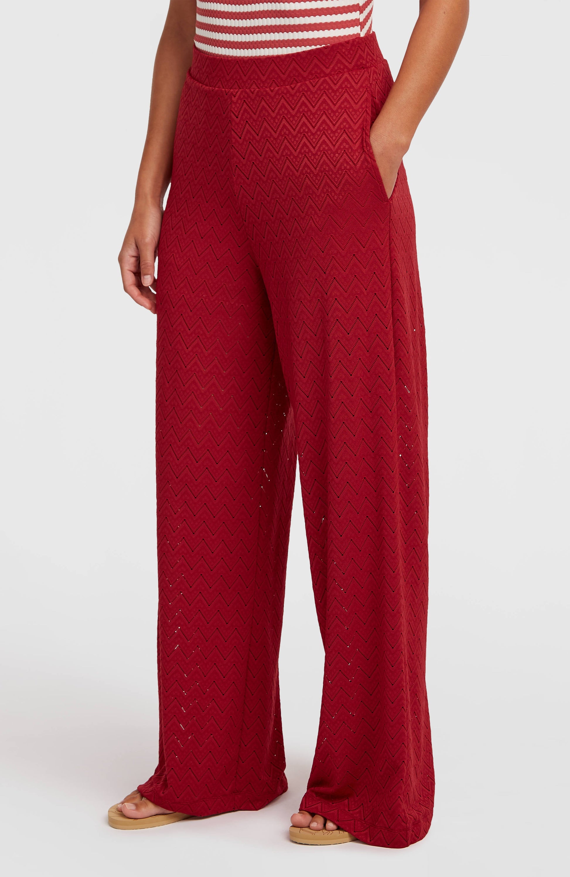 O'Riginals Wide-Leg Pants Women Midnight Poppy