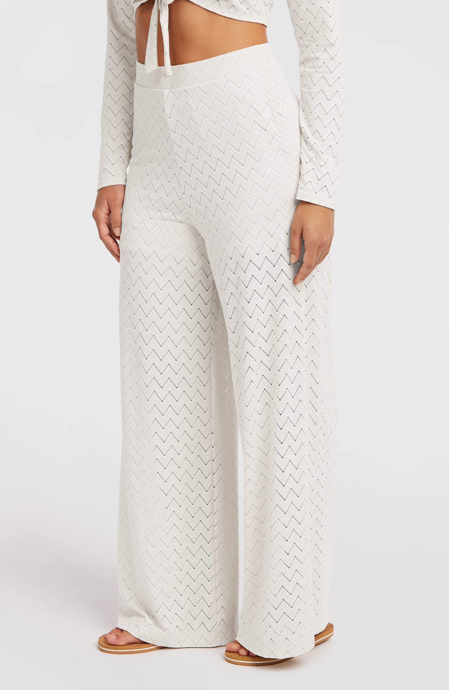 O'Riginals Wide-Leg Pants Women Snow White