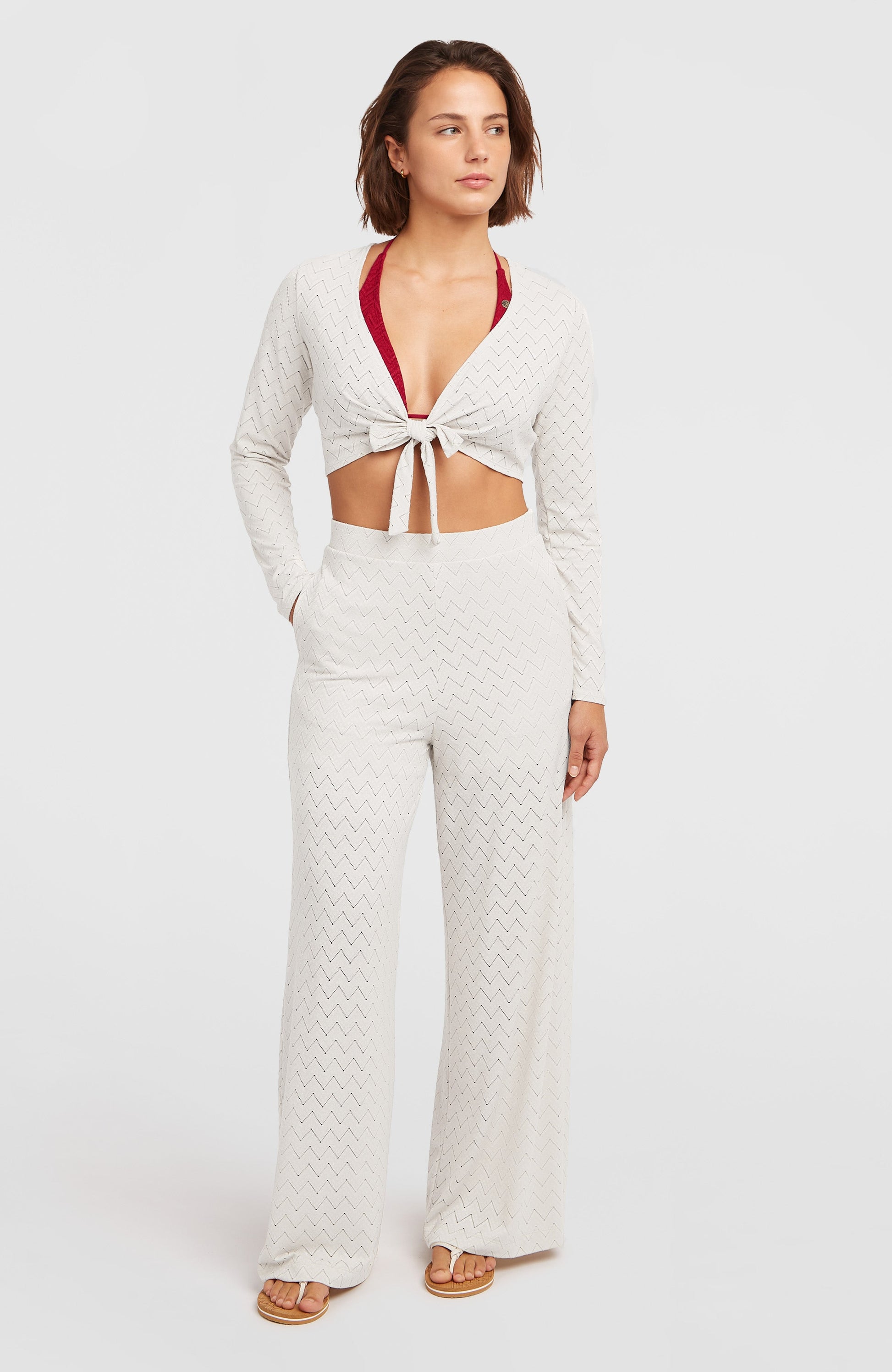 O'Riginals Wide-Leg Pants Women Snow White