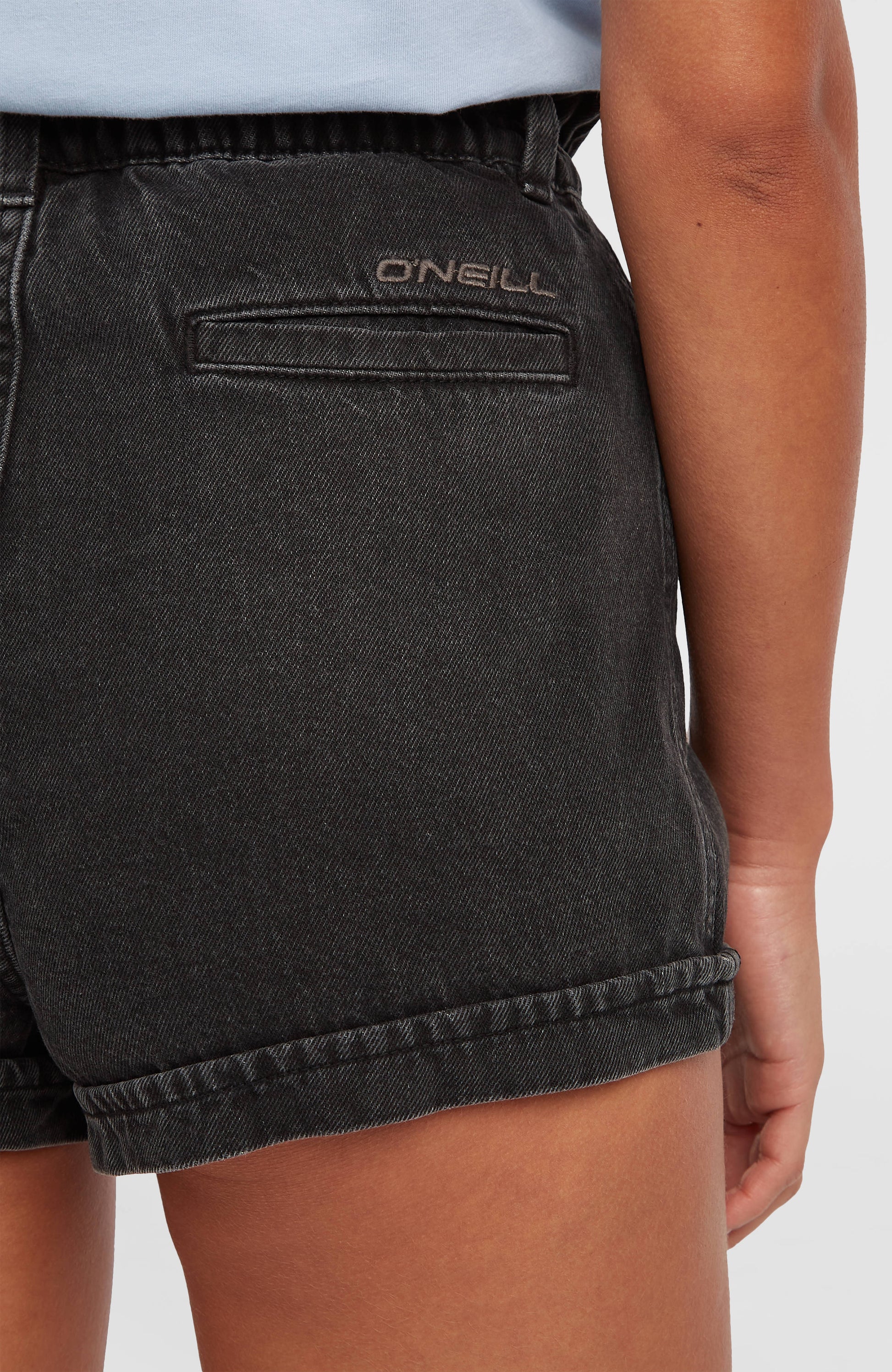 Tasia Denim Shorts Women Black Out