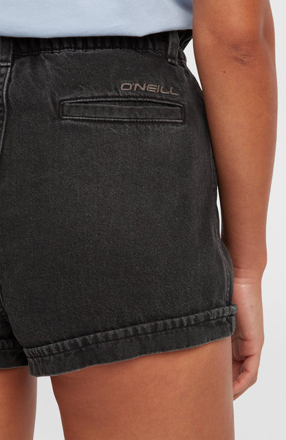 Tasia Denim Shorts Women Black Out