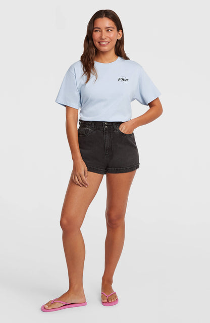 Tasia Denim Shorts Women Black Out