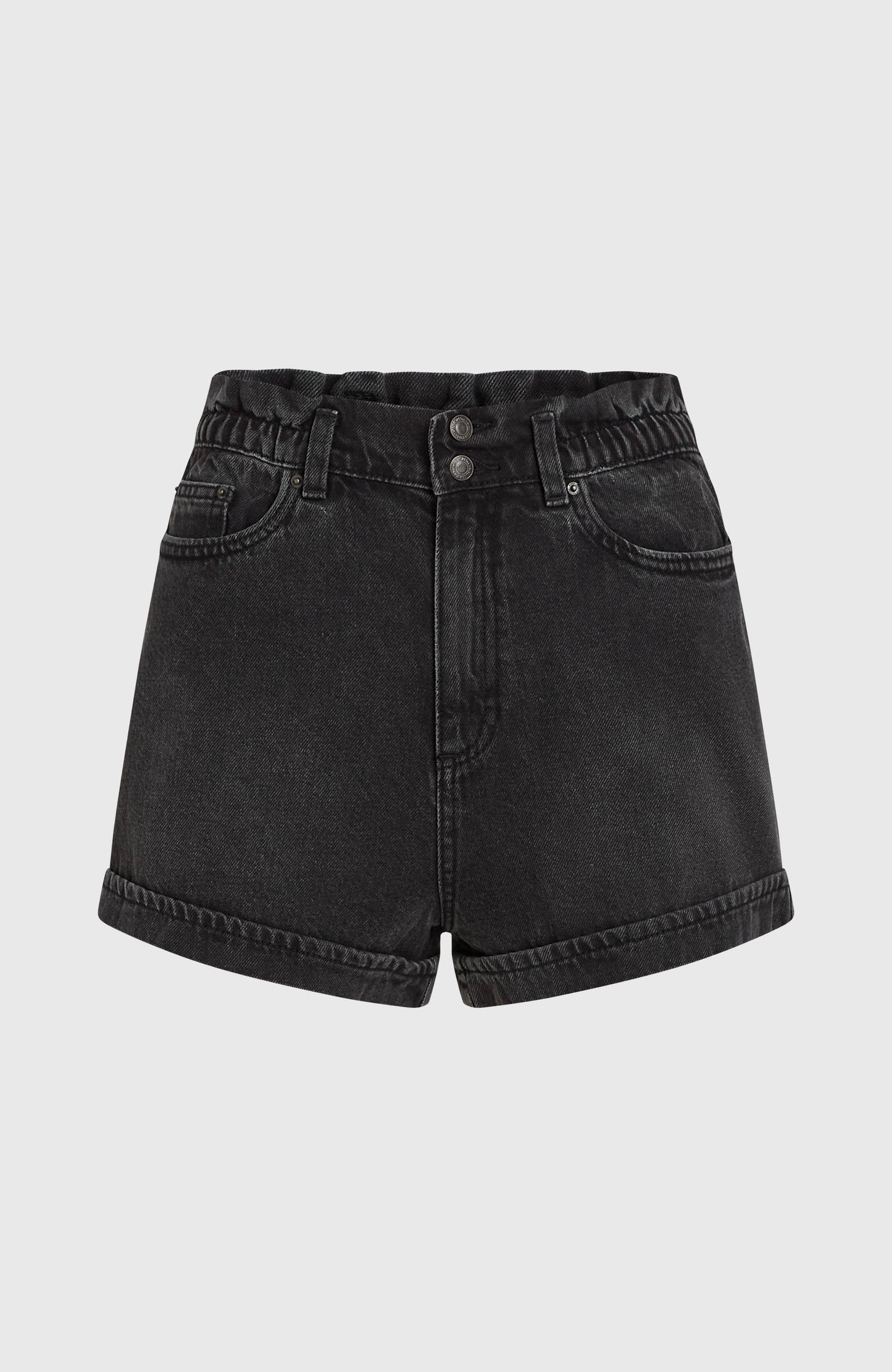 Tasia Denim Shorts Women Black Out