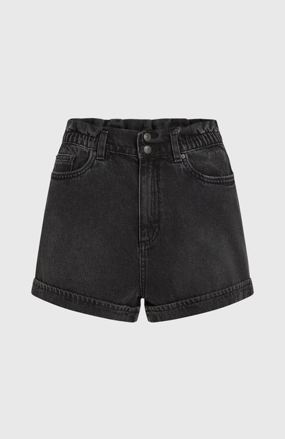 Tasia Denim Shorts Women Black Out