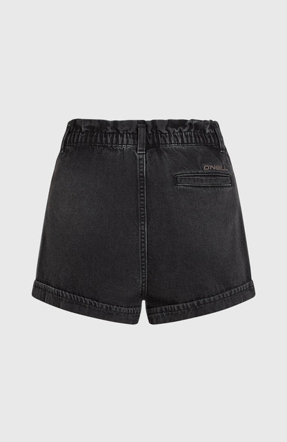 Tasia Denim Shorts Women Black Out
