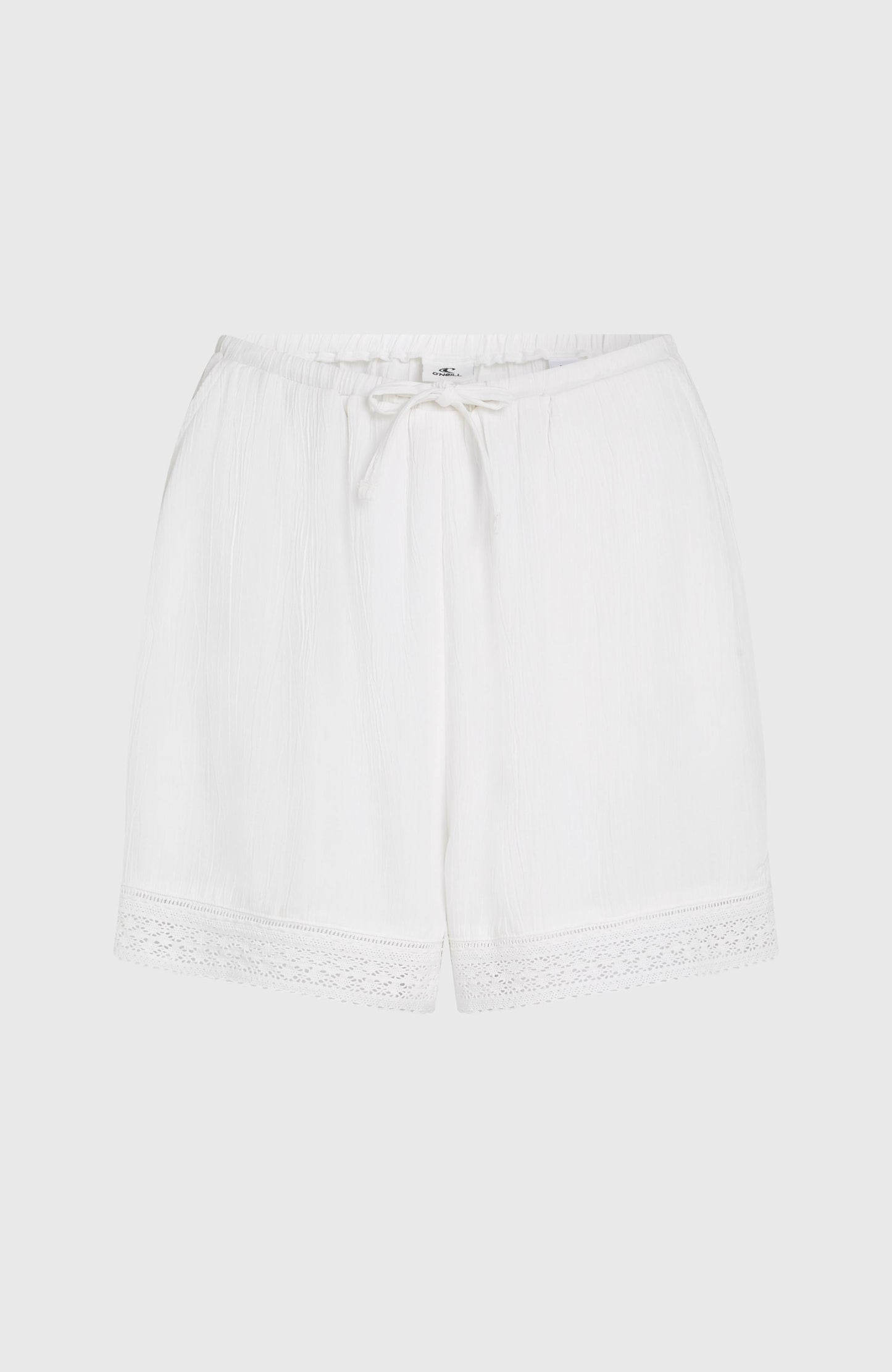 Essentials Embroidery Shorts Women Snow White