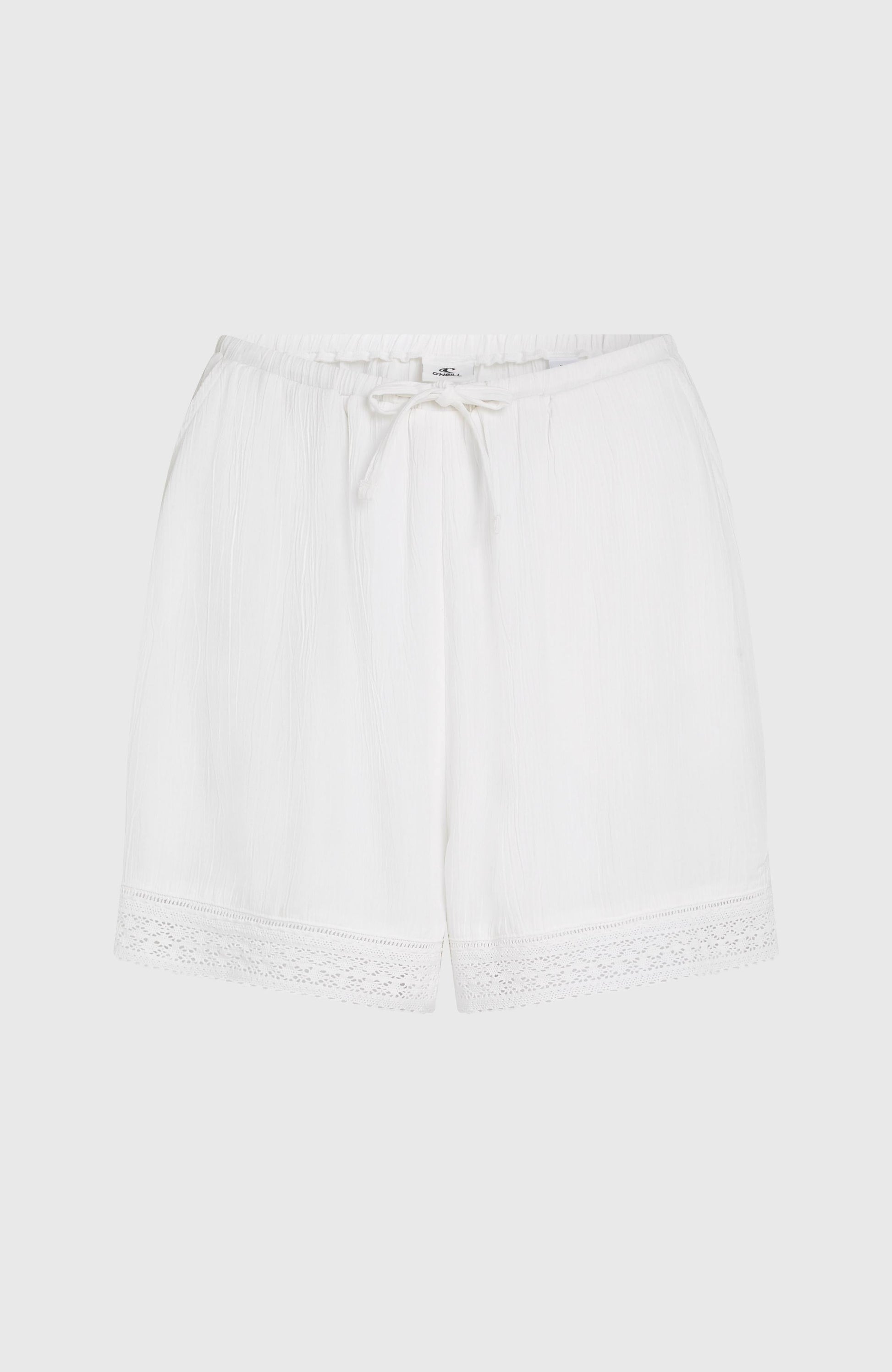 Essentials Embroidery Shorts Women Snow White