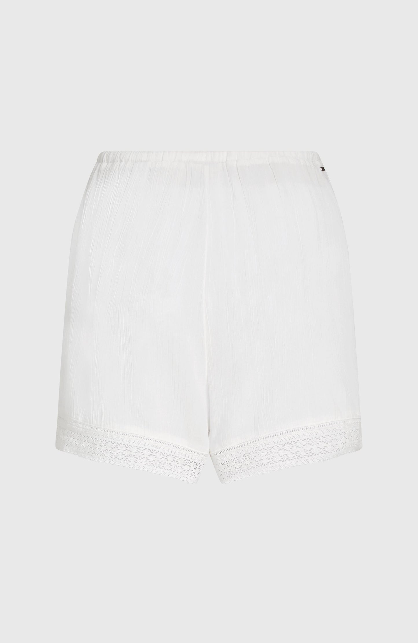 Essentials Embroidery Shorts Women Snow White