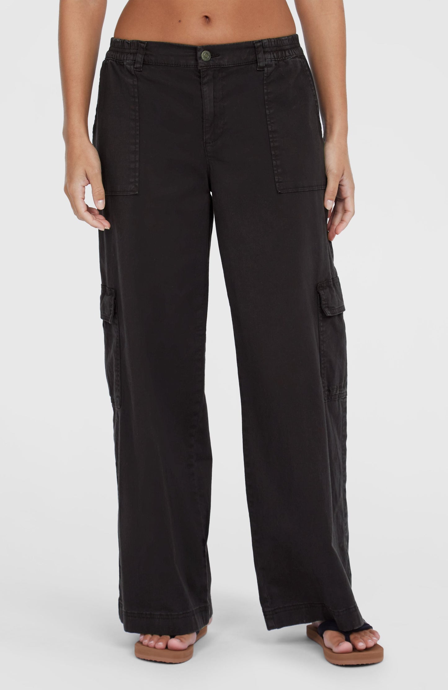 Brexton Cargo Pants Women Black Out